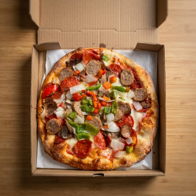 10" La Bella Luna Pizza.